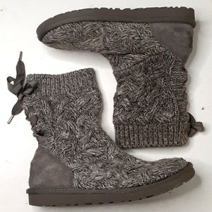 Ugg Women's Rope Knit Ankle Boots
